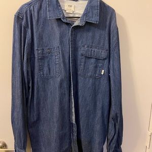 Vans jean button down